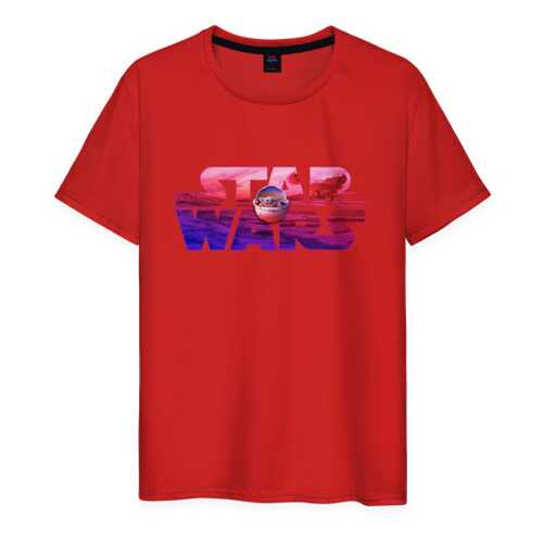 Футболка мужская ВсеМайки 2147265 красная XXXL