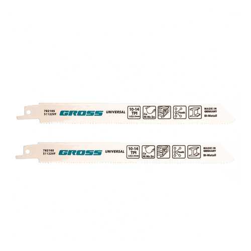 Полотно пильное для сабельных пил GROSS 4431VP - S1122VF 180 x 1,8-2,5 мм 2 шт