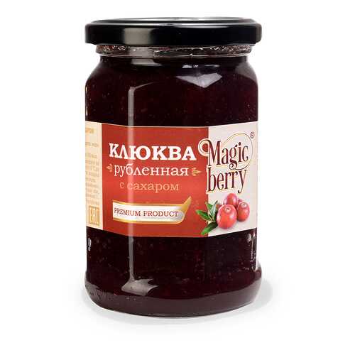 Клюква Magic Berry рубленная с сахаром 320г Беларусь