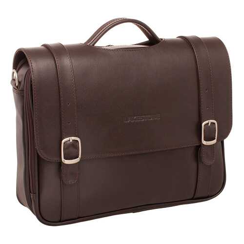 Портфель мужской кожаный Lakestone Redcliff коричневый