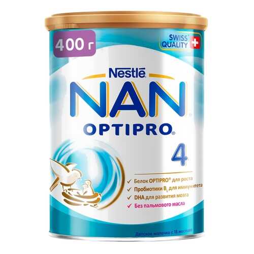 Молочная смесь NAN Optipro 4 от 18 мес. 400 г