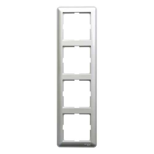Рамка Schneider Electric Wessen 59 4-ая Матовый хром