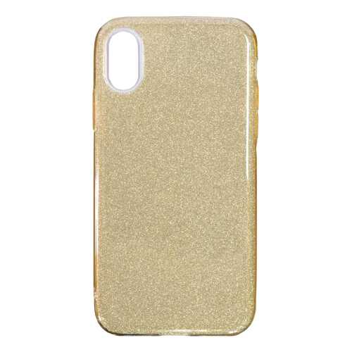 Чехол Apple Remax Glitter Silicon Case для iPhone X золотой