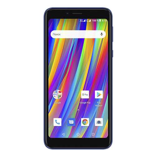 Смартфон teXet Pay 5 3G Blue (TM-5083)