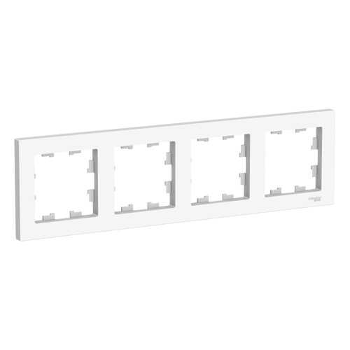 Рамка Schneider Electric AtlasDesign 4-ая Белая