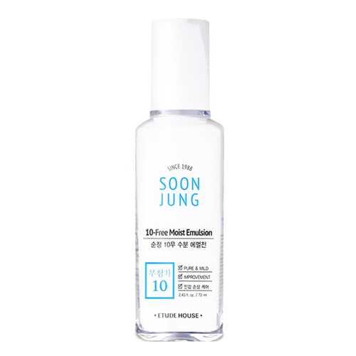 Эмульсия для лица Etude House Soon Jung 10-Free Moist Emulsion 120 мл