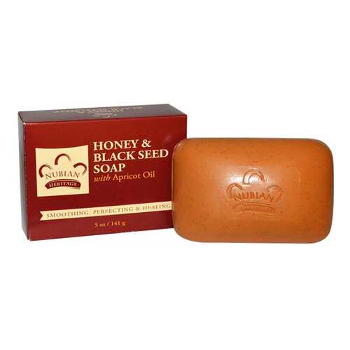 Косметическое мыло Nubian Heritage Honey & Black Seed Soap 141 г