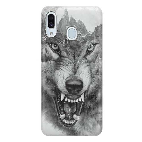 Чехол RE:PA для Samsung Galaxy A40 с принтом Волк в горах
