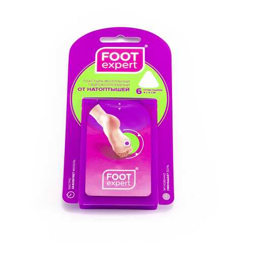 Пластырь Foot Expert гидроколлоидный 40 мм х 40 мм 6 шт.