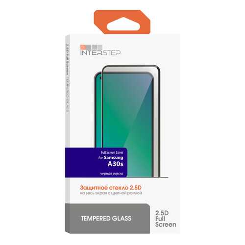 Защитное стекло InterStep FSC для Galaxy A30s Black