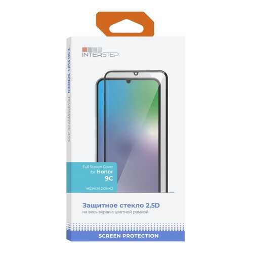 Защитное стекло InterStep 2.5D для Honor 9C Black