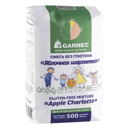 Смесь Гарнец яблочная шарлотка без глютена 500 г