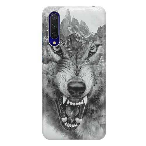 Чехол RE:PA для Xiaomi Mi 9 Lite / CC9 с принтом Волк в горах