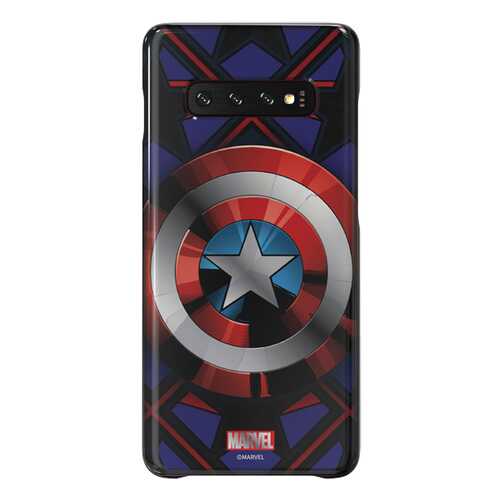 Чехол Samsung для S10+ Captain America Blue/Red/White