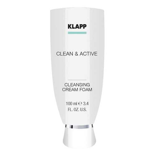 Пенка для умывания Klapp CLEAN&ACTIVE Cleansing Cream Foam 100 мл