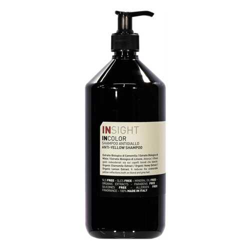 Шампунь для нейтрализации желтого оттенка волос Insight Incolor AntiYellow Shampoo 900 мл