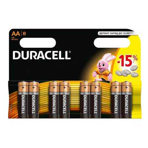 Батарейка Duracell Basic MN1500 AA 8 шт
