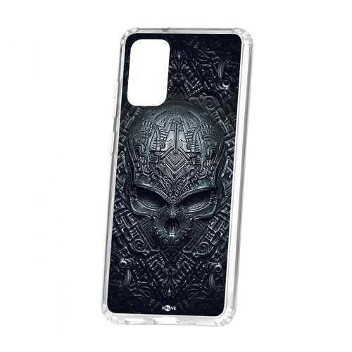 Чехол Kruche Samsung Galaxy S20 Plus Print Череп техно