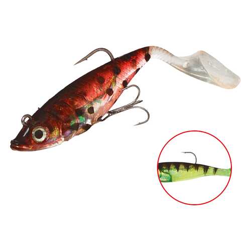 Виброхвост оснащенный Mikado Crystal Fish WXH-66 20 см, 60, 2 шт.