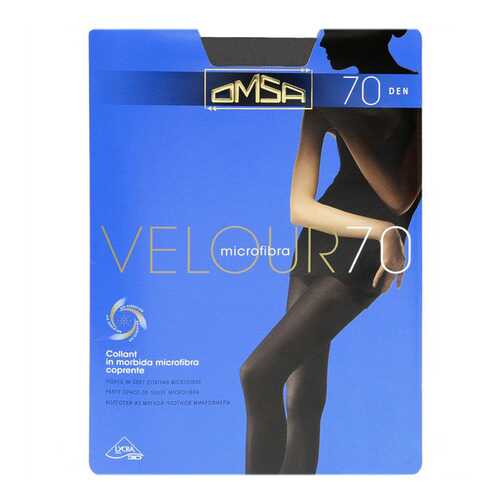 Колготки Omsa VELOUR 70 / Anthracite (Темно-серый) / 4 (L)