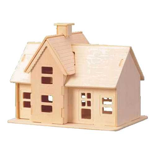 Модели для сборки Wooden Toys Архитектура Коттедж P069