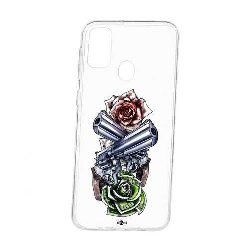 Чехол Kruche Samsung Galaxy M30S Print Карты деньги 2 ствола