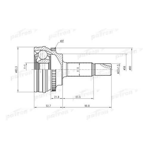 Шрус PATRON PCV1450