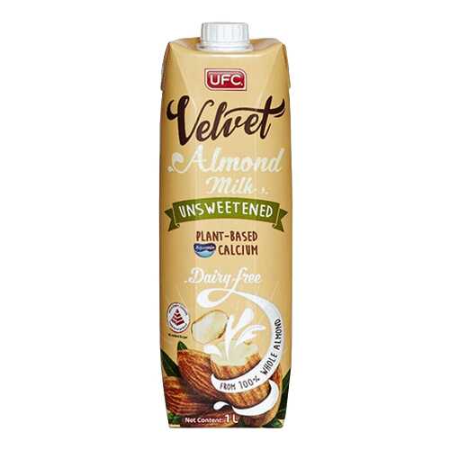Миндальный напиток UFC Velvet Unsweetened без сахара 1000 мл