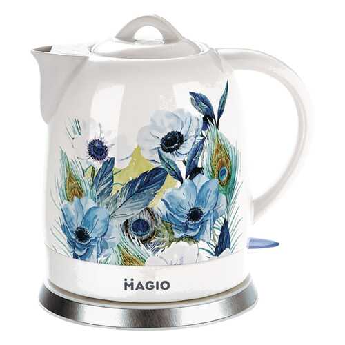 Чайник электрический Magio МG-973 White/Blue