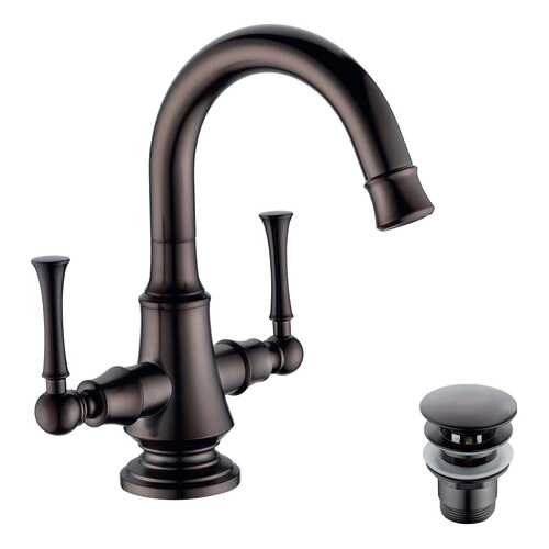 Смеситель для раковины LEMARK Peretto LM6307RB черный кофе