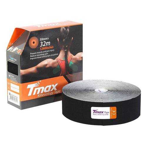 Кинезио тейп Tmax Extra Sticky 32m, хлопок - 96%, спандекс - 4% 423242