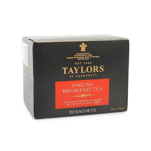 Чай черный Taylors of Harrogate Английский завтрак 20*2.5 г