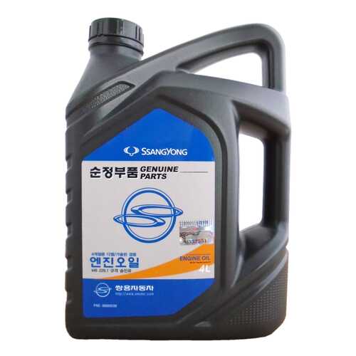 Моторное масло SsangYong All Seasons Diesel/Gasoline Engine Oil MB229,1 SAE 10W-40 4л