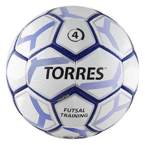 Футбольный мяч Torres Futsal Training №4 white/blue