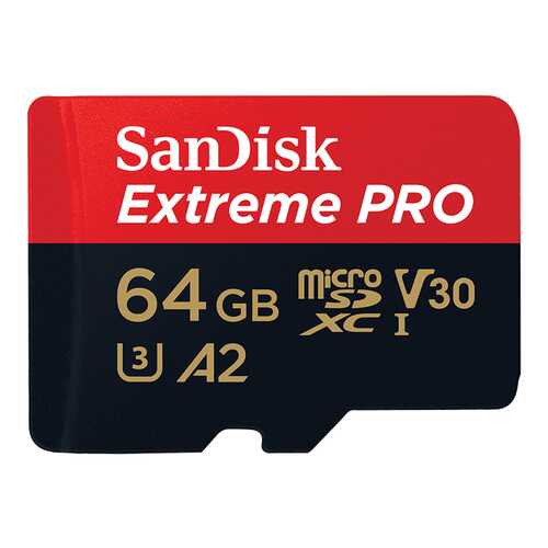 Карта памяти SanDisk SDXC Extreme Pro SDSQXCY-064G-GN6MA 64GB