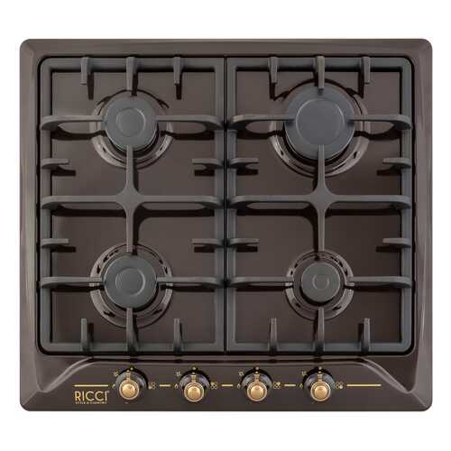 Встраиваемая варочная панель газовая RICCI RGN-620 BR Brown