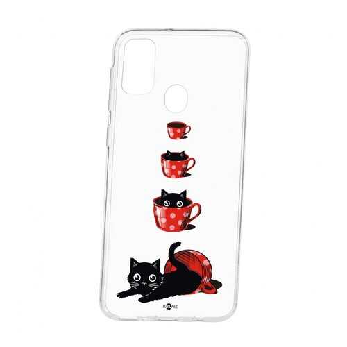 Чехол Kruche Samsung Galaxy M30S Print Котенок в чашке