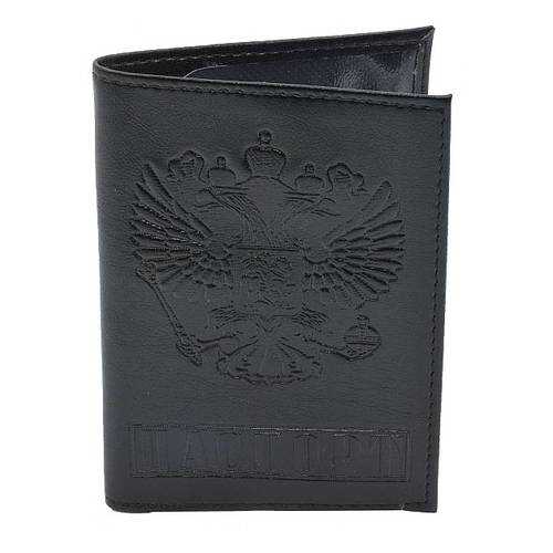 Обложка для паспорта Герб Паспорт Mashinokom ODD013Black
