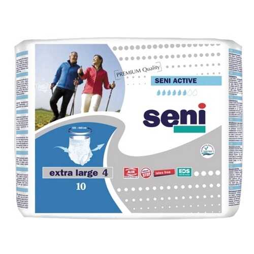 Впитывающие трусы SENI Active XL 10 шт. XL10-RU1
