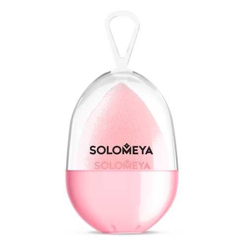 Спонж Solomeya Вельветовый Косметический для Макияжа Персик, 1 шт