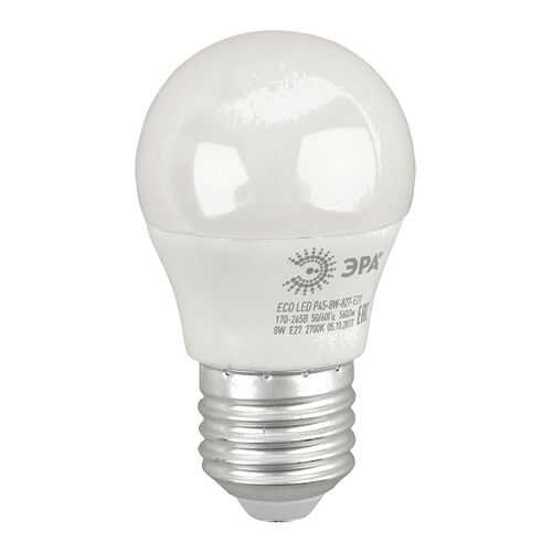 Лампа светодиодная 8W ЭРА ECO LED smd P45