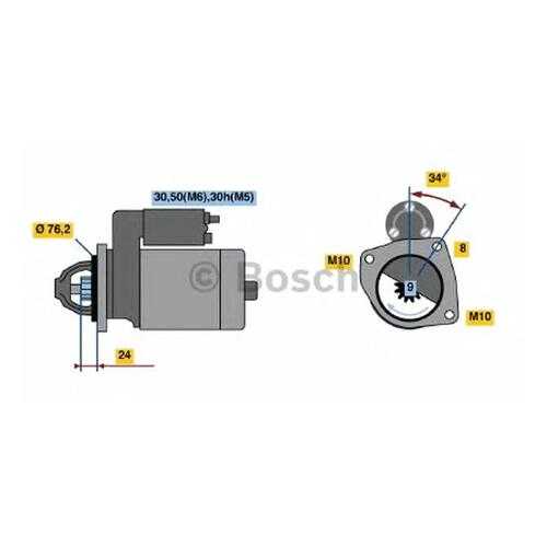 Стартер Bosch 0001107442