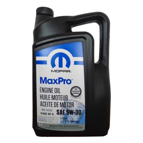 Моторное масло Chrysler Mopar MaxPro SAE 5W-30 5л