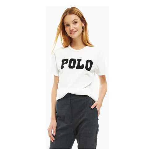 Футболка женская Polo Ralph Lauren 211763498001 белая L
