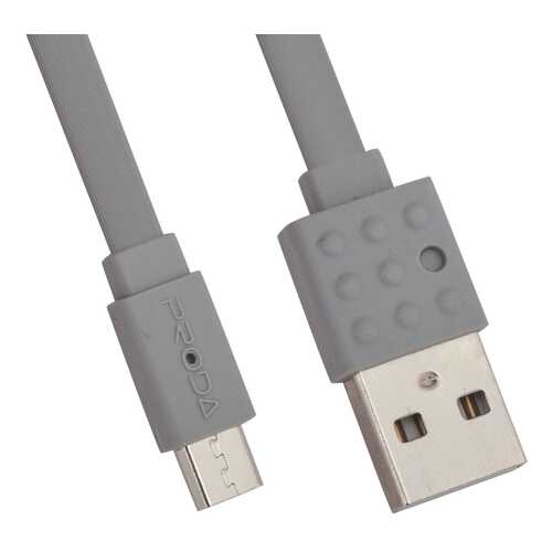 Кабель Remax microUSB 1м Grey