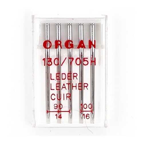 Иглы Organ д/кожи №90-100 для БШМ упак,5 игл