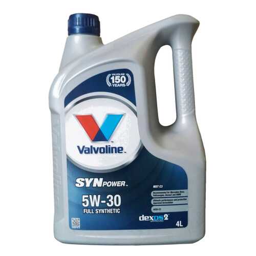 Моторное масло Valvoline Synpower MST C3 SAE 5W-30 4л