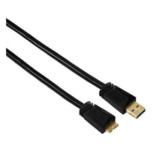 Кабель Hama H-125235 micro USB 3.0 B (m)-USB 3.0 A(m) 0.75м Black