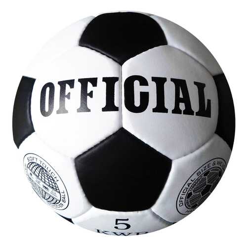 Футбольный мяч Official №5 white/black