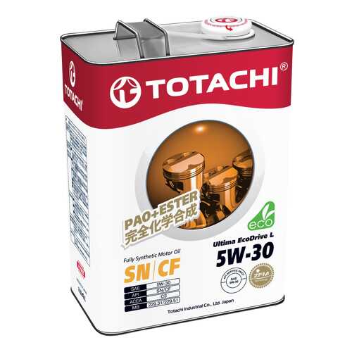 Моторное масло Totachi Ultima EcoDrive L Fully Synthetic SN/CF 5W-30 4л